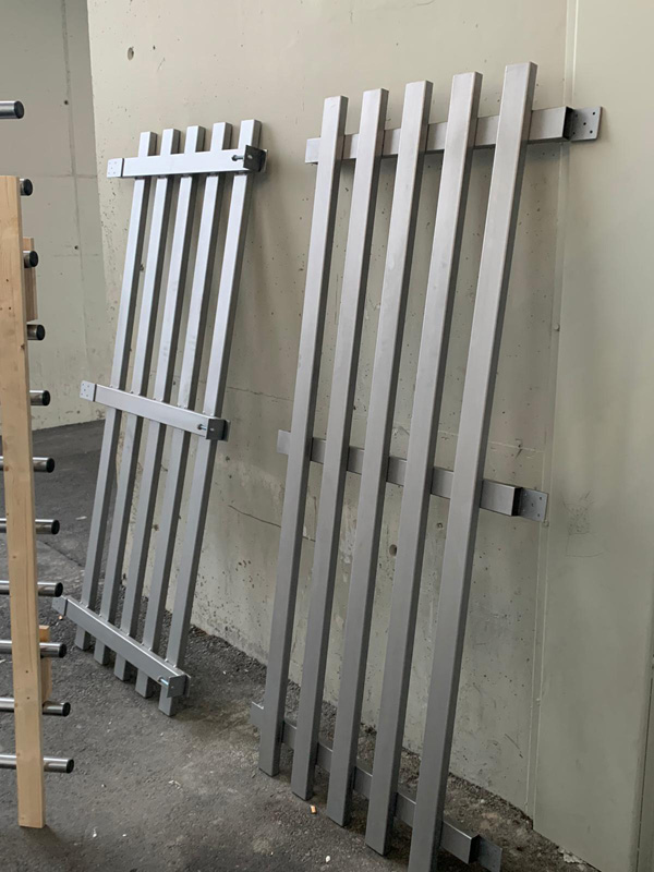 puerta giratoria ficticio metal madera 1u